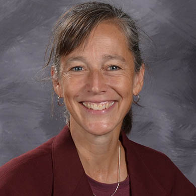 Julie O'Brien smiling at the camera