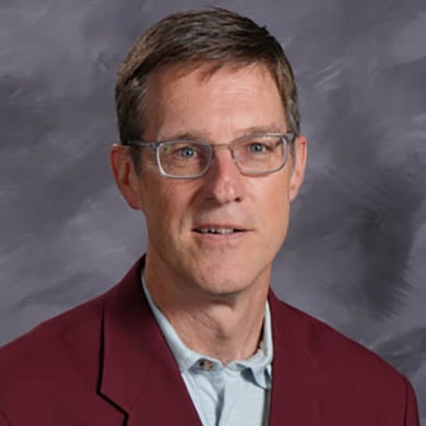 Scott VandenBerg smiling at camera
