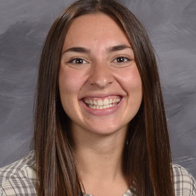Lauren Schroeder smiling at the camera
