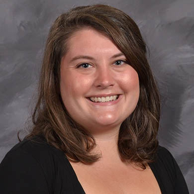 Alexa Bushong smiling at the camera