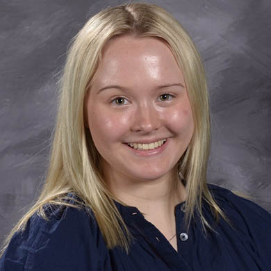 Taylor Byrne smiling at the camera