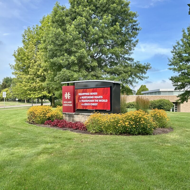 Mission statement displayed on HC sign