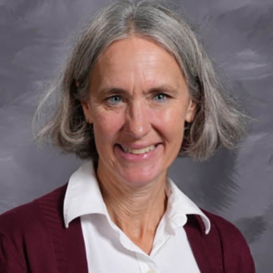 Kim Koning smiling at the camera