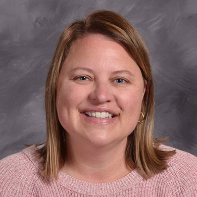 April Borchert smiling at the camera.