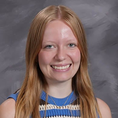 Delaney Meldrim smiling at the camera.